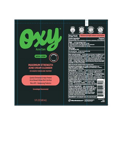 Front (Oxy Maximum Strength Acne Cream Cleanser)